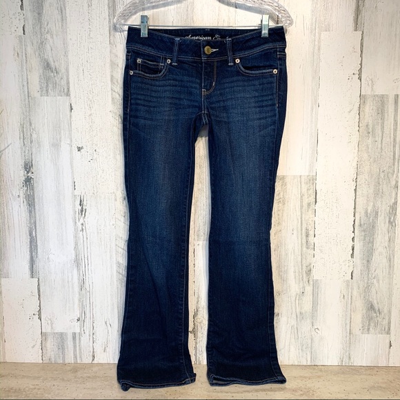 American Eagle 🦅 Slim Boot Stretch Jeans Sz 2 Reg - Picture 2 of 8